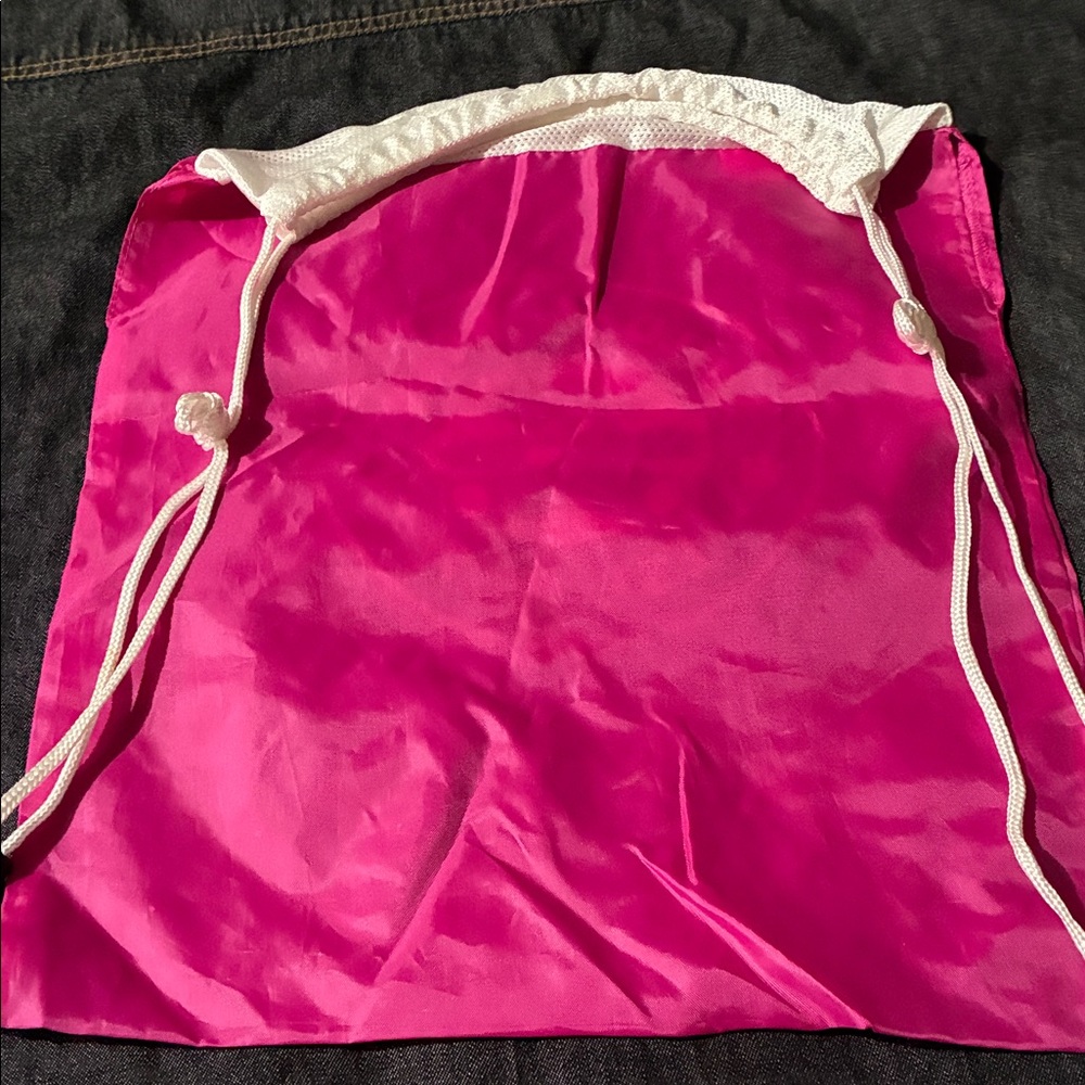 Build-A-Bear Fuchsia Drawstring Backpack - Picture 2 of 3